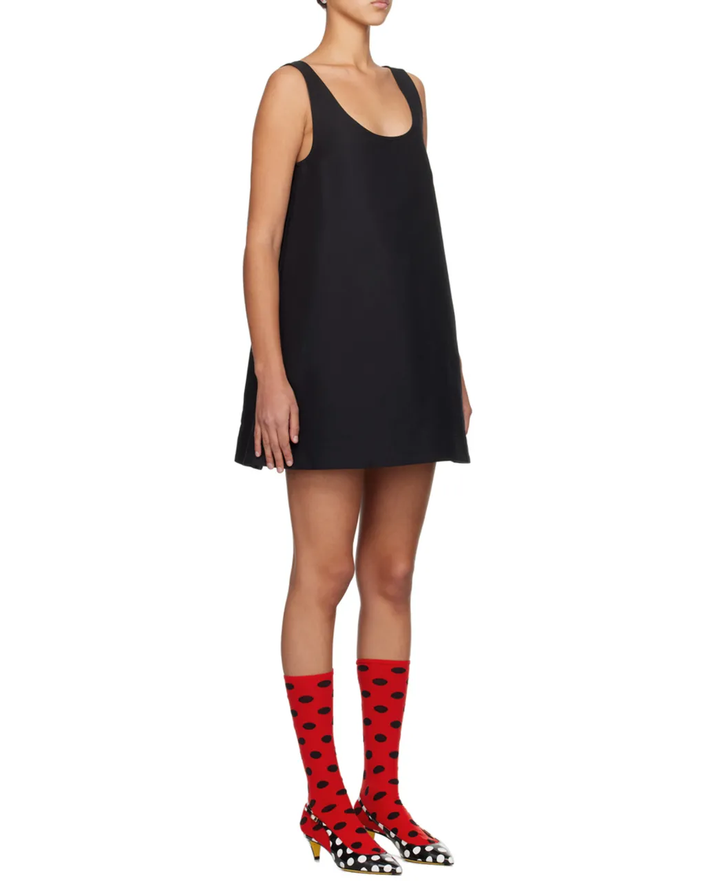 Sleeveless Cotton Minidress