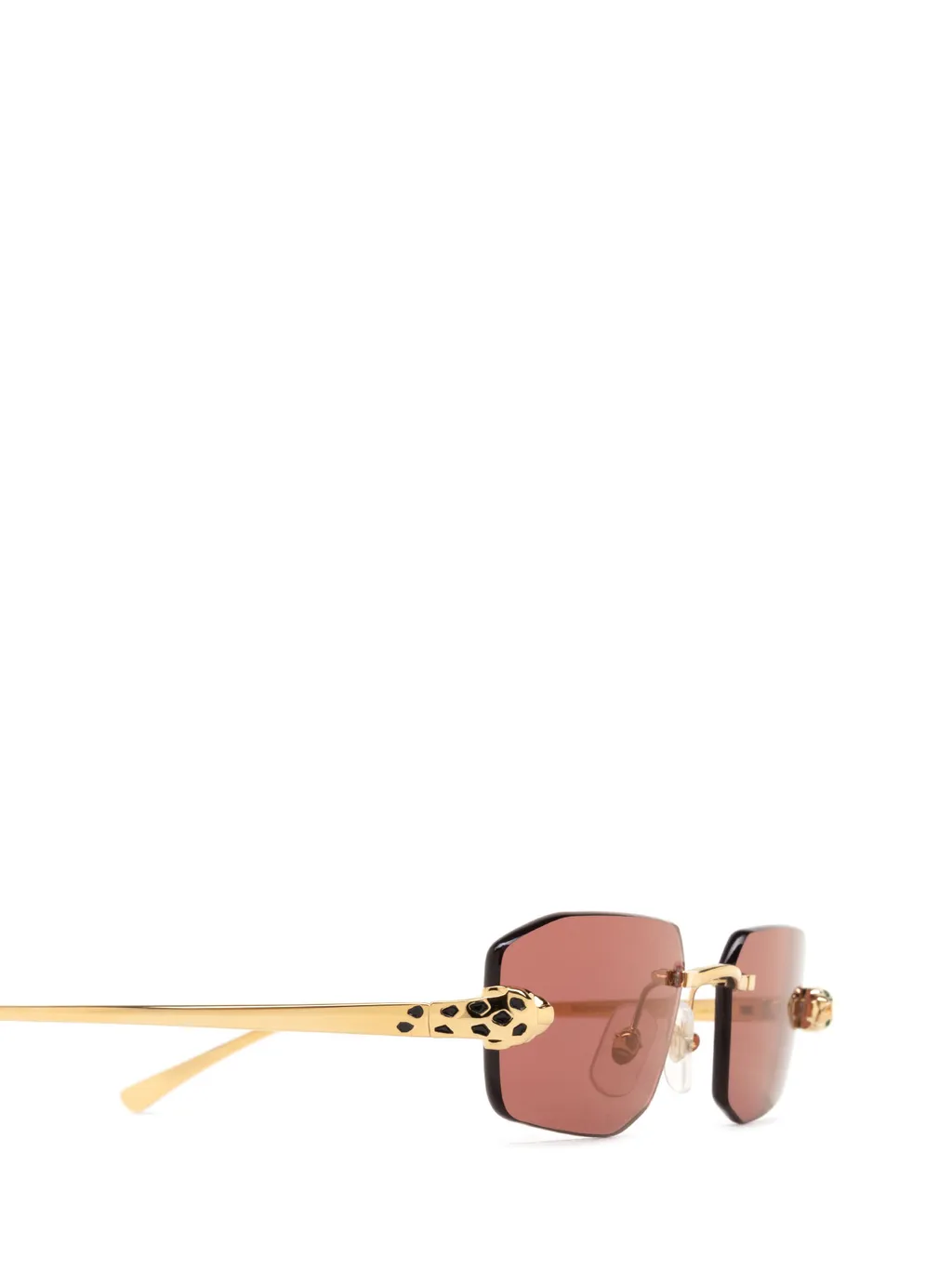 Cartier Geometric Frame Sunglasses