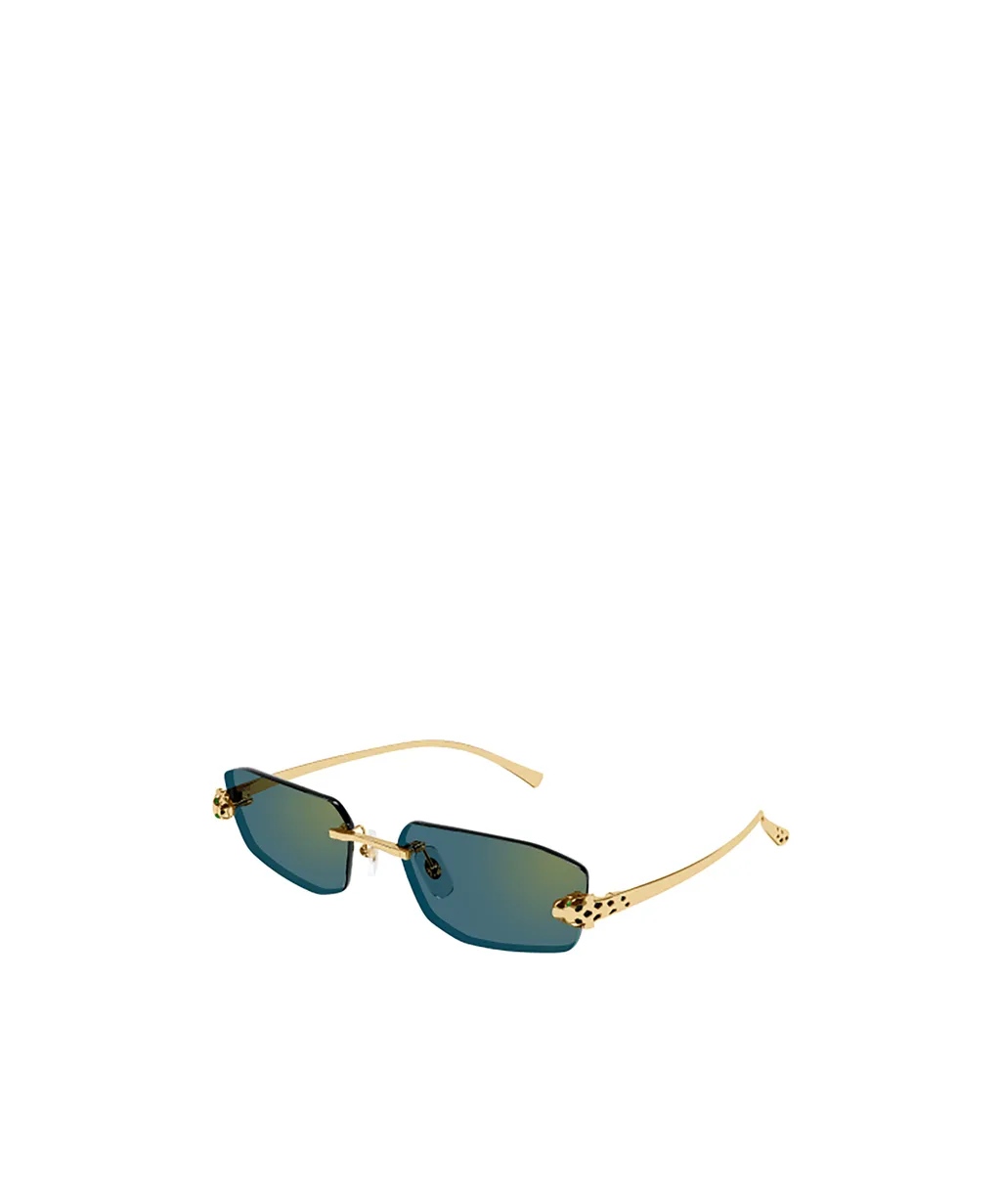 Cartier Geometric Frame Sunglasses