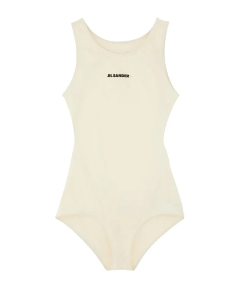 Jil Sander+ Logo Printed One-Piece Swimsuit