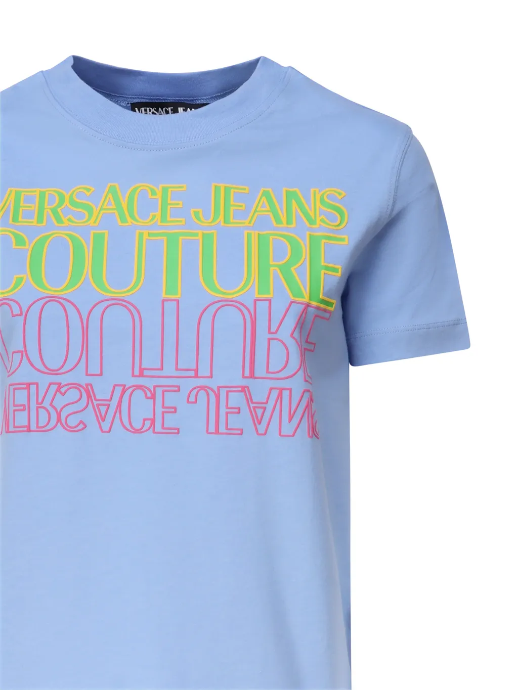 Versace Jeans Couture Logo Printed Crewneck T-Shirt