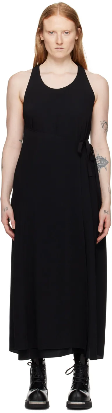 Mm6 Maison Margiela Belted Sleeveless Maxi Dress