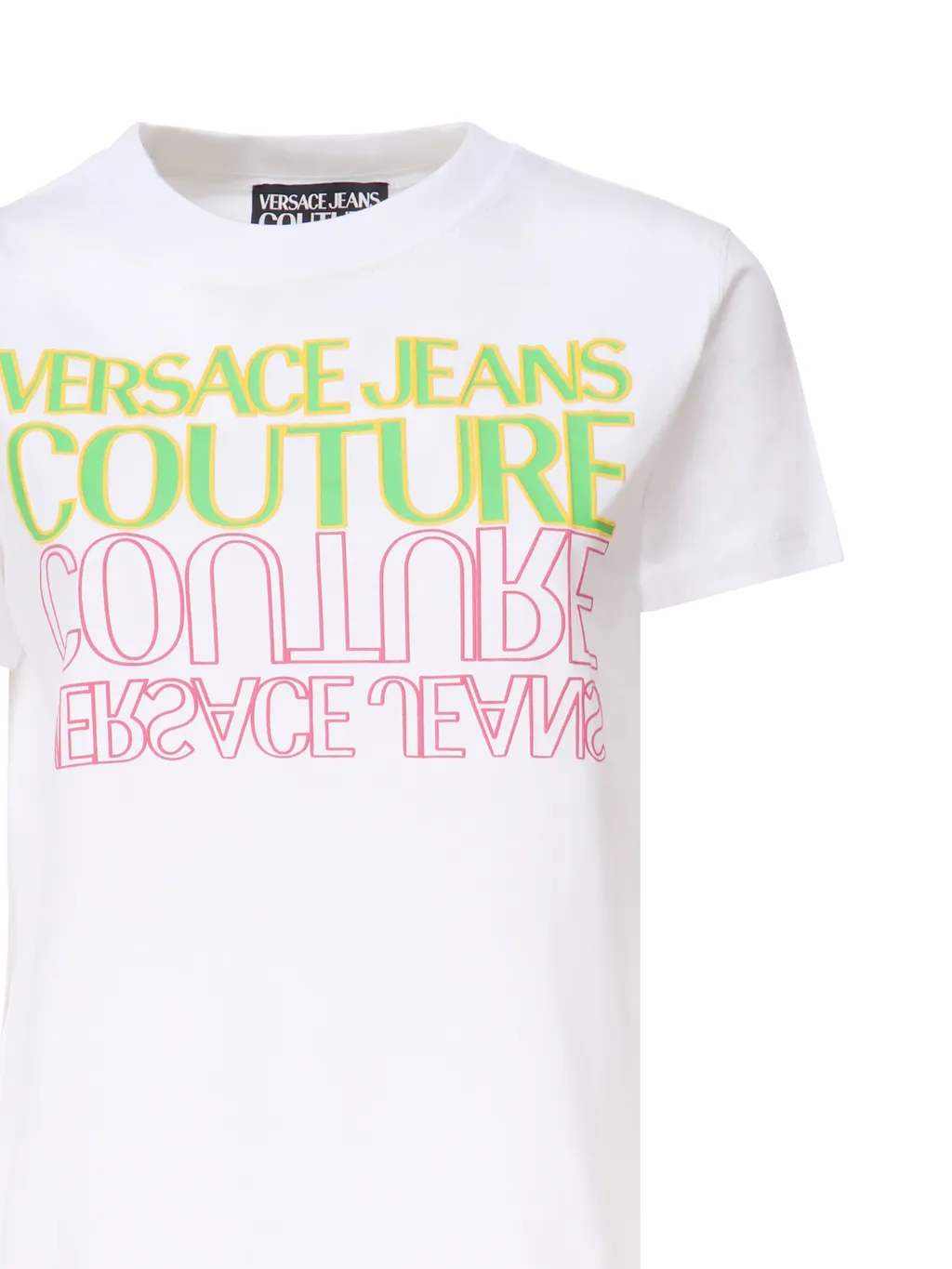 Versace Jeans Couture Logo Printed Crewneck T-Shirt