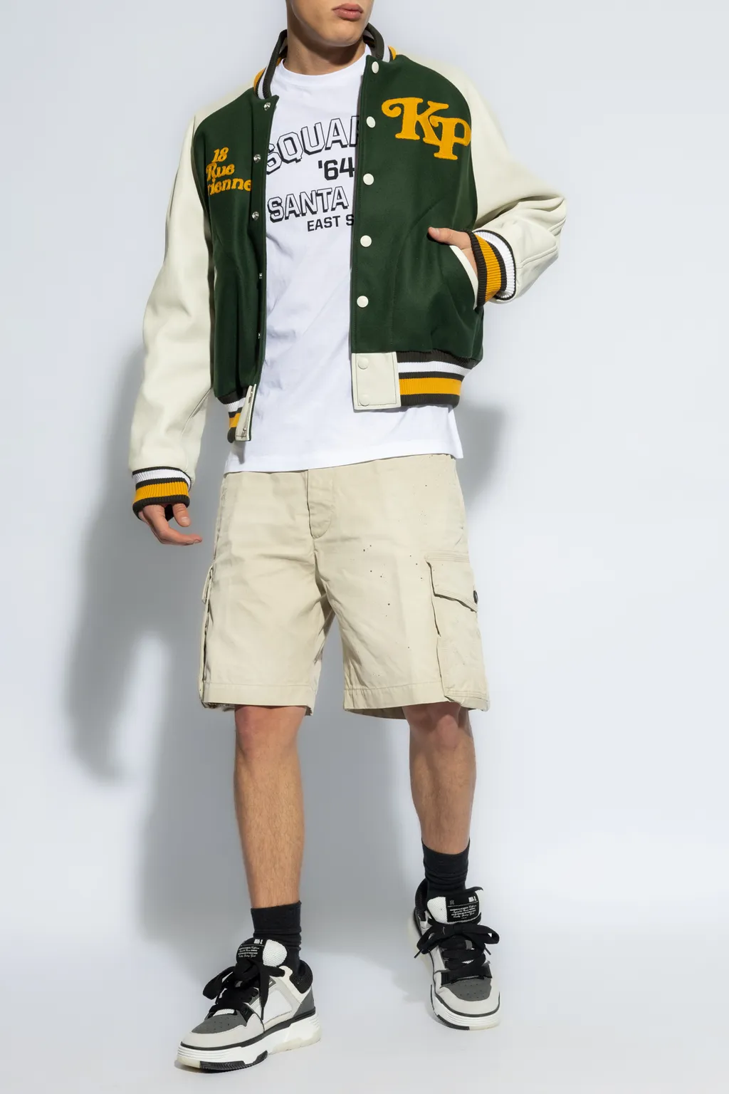 Dsquared2 Logo Printed Cargo Shorts