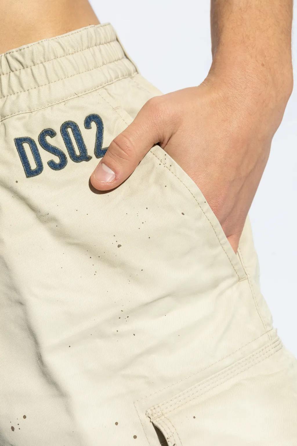 Dsquared2 Logo Printed Cargo Shorts