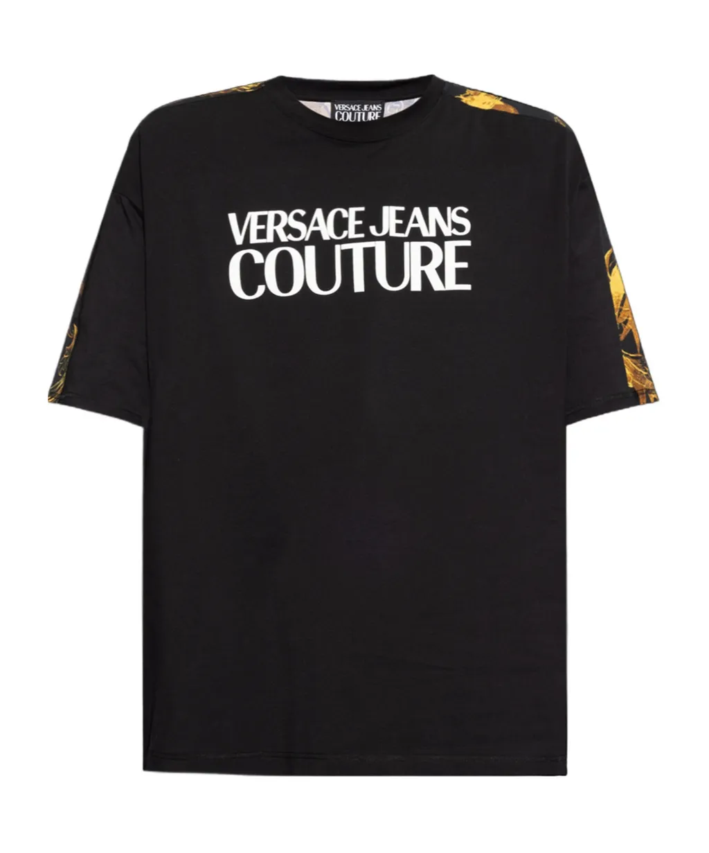 Watercolour Couture-Print Cotton T-Shirt