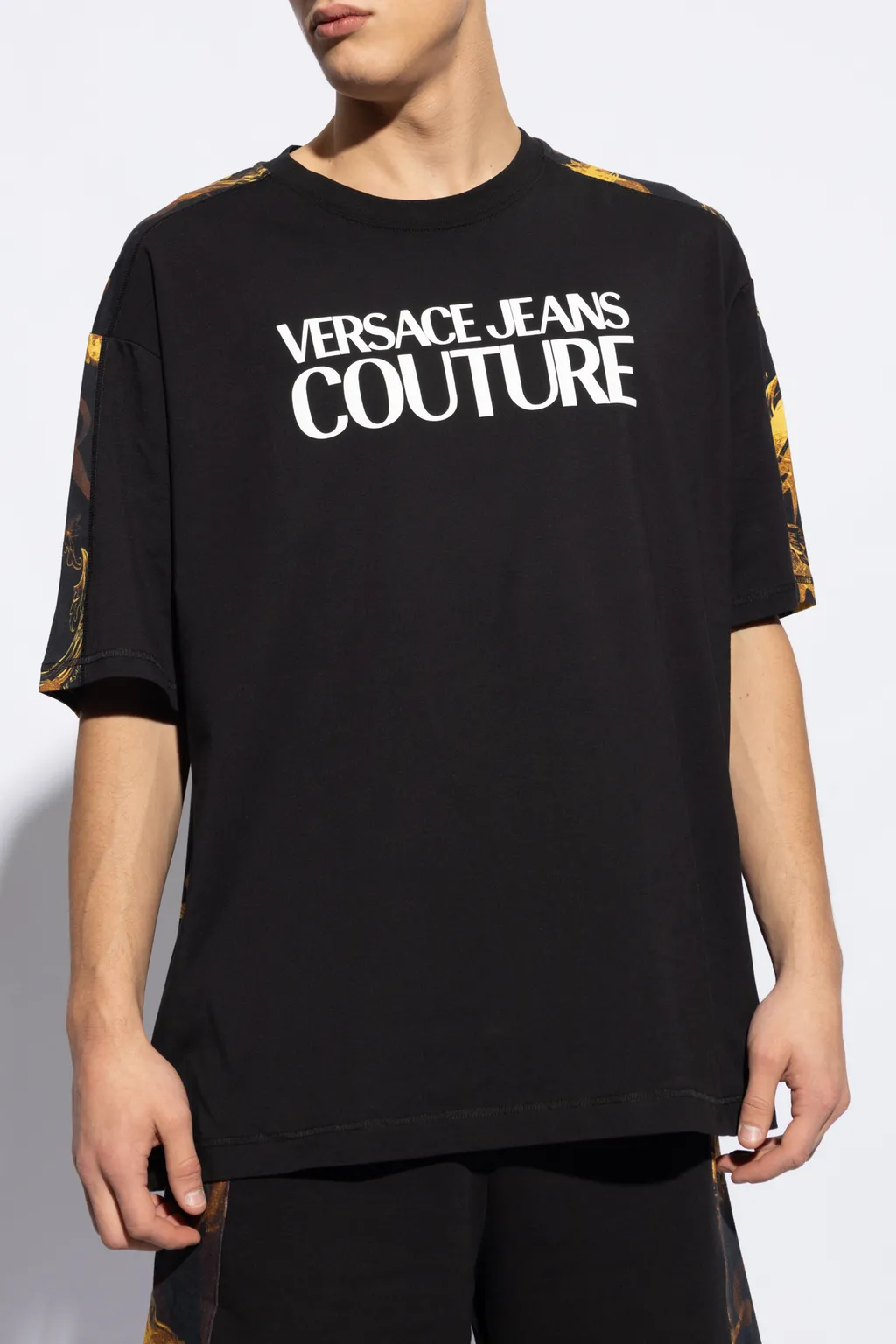 Watercolour Couture-Print Cotton T-Shirt