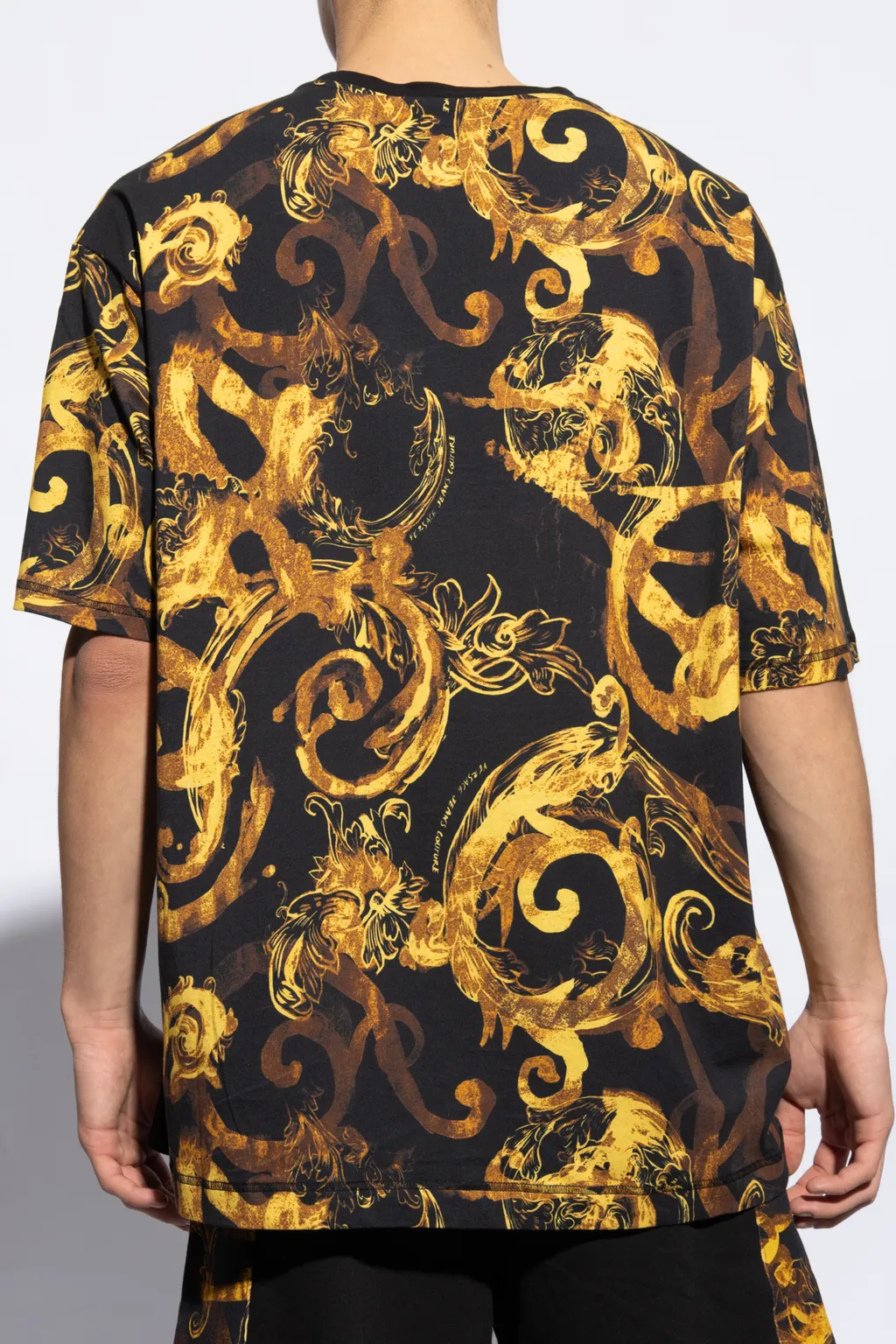 Watercolour Couture-Print Cotton T-Shirt