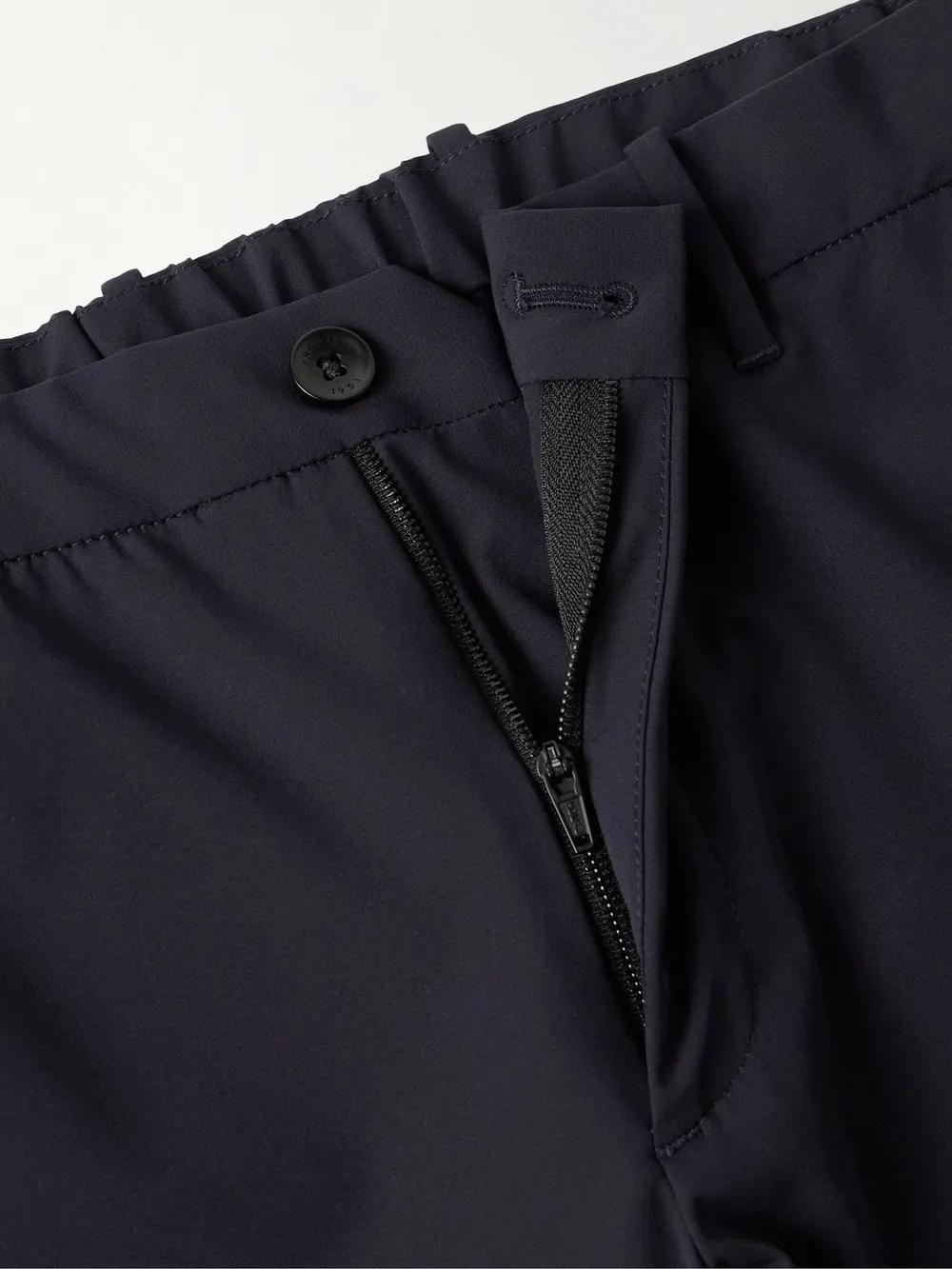 Mid-Waist Slim-Fit Trousers