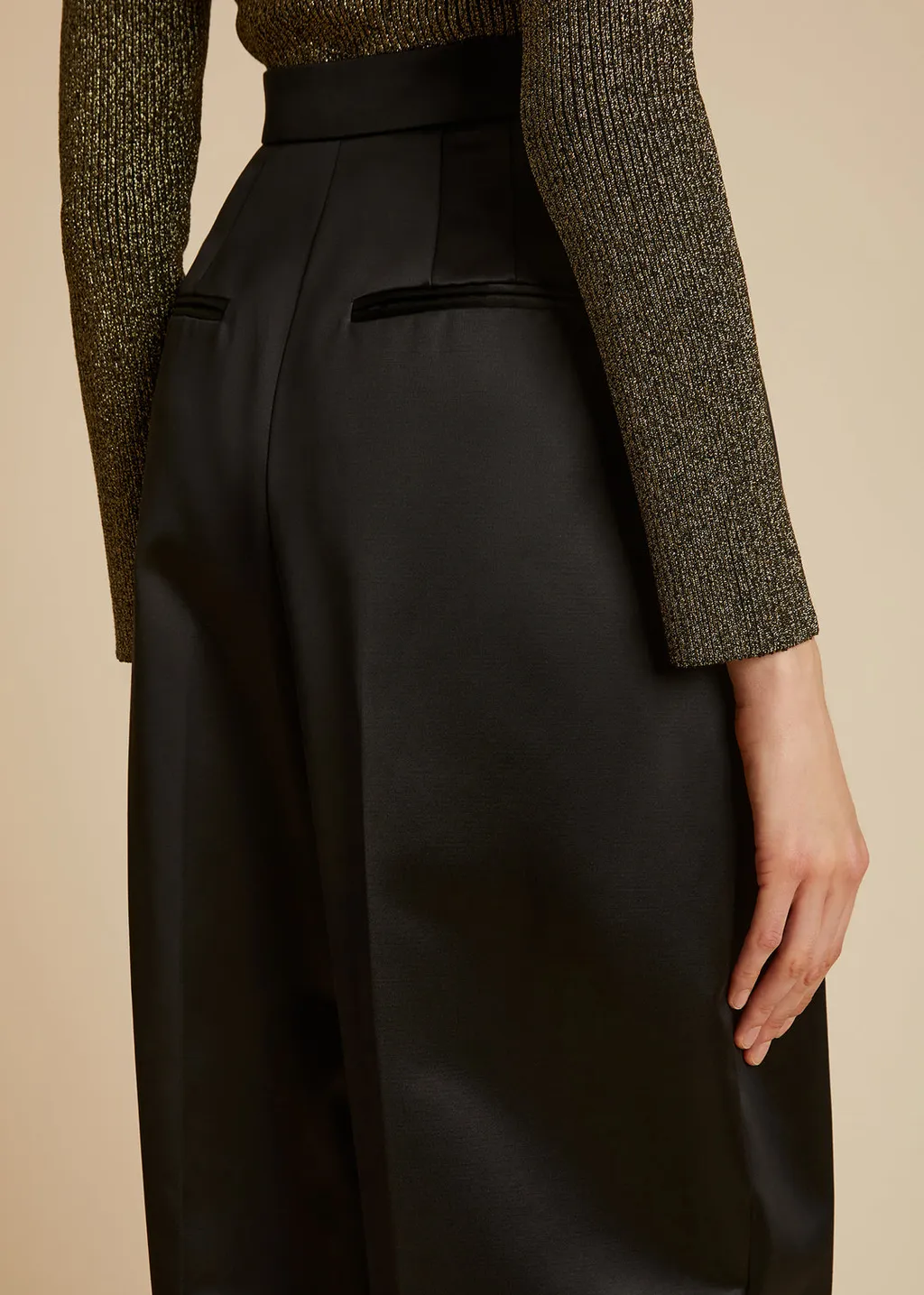 Front Pleated Trousers