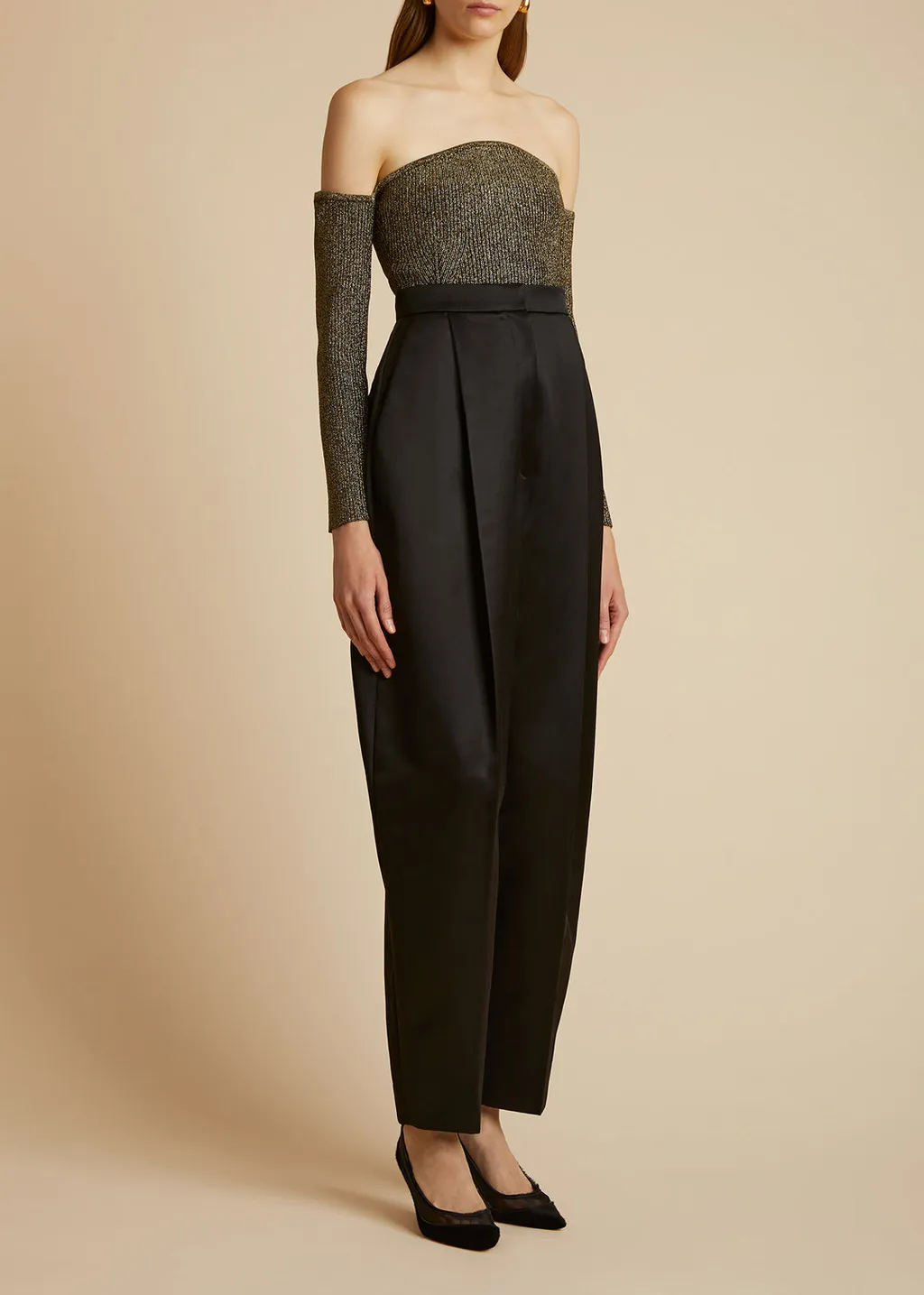 Front Pleated Trousers