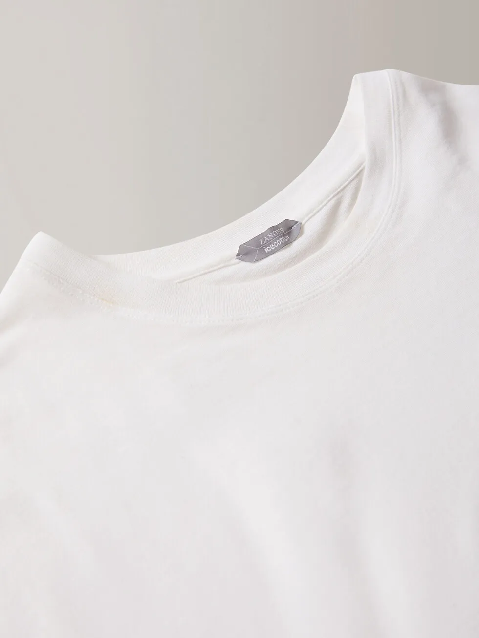 Zanone Crewneck Straight Hem T-Shirt