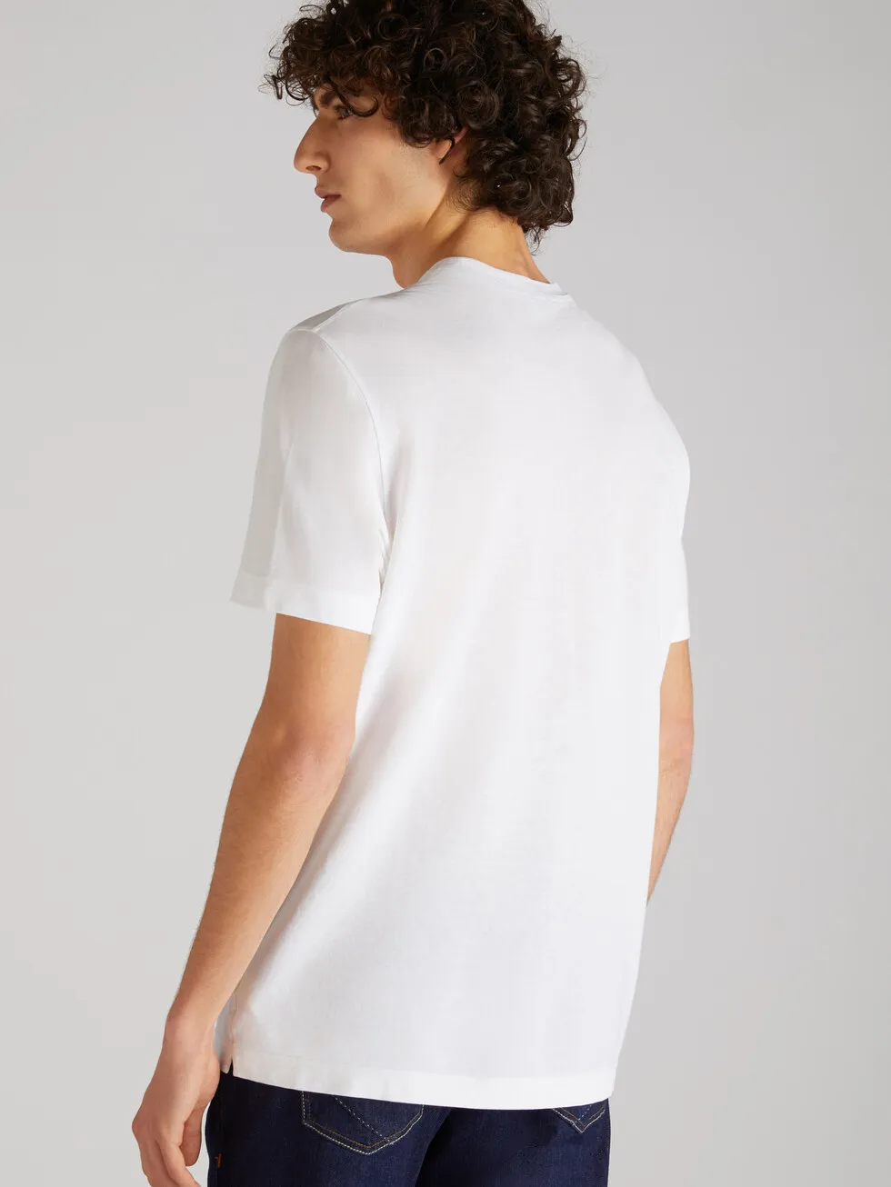 Zanone Crewneck Straight Hem T-Shirt