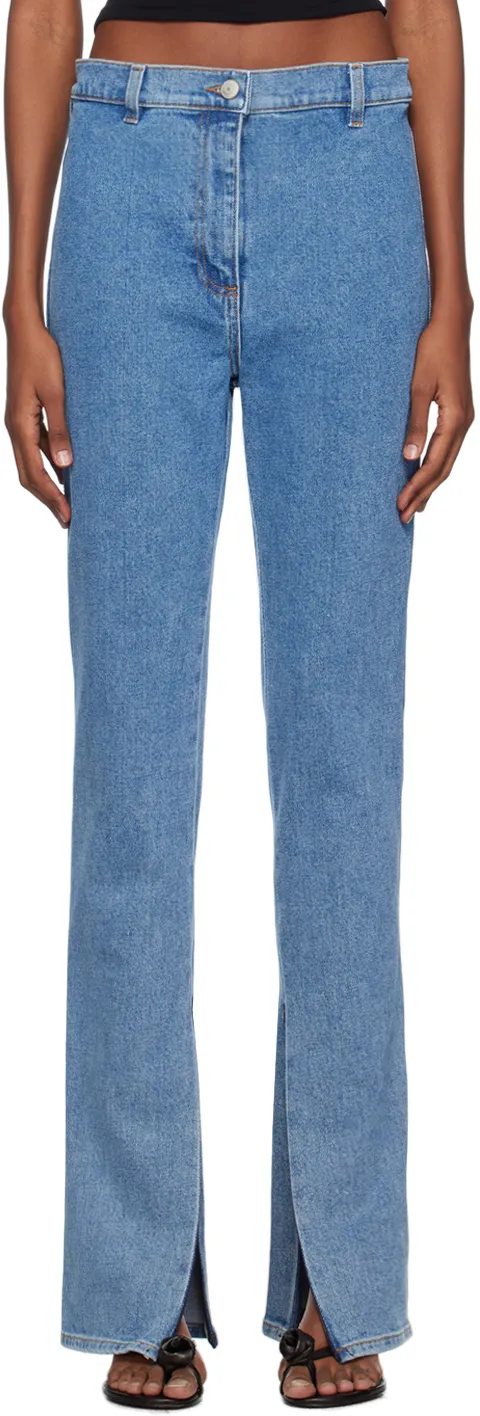 Magda Butrym Logo Patch Skinny Jeans