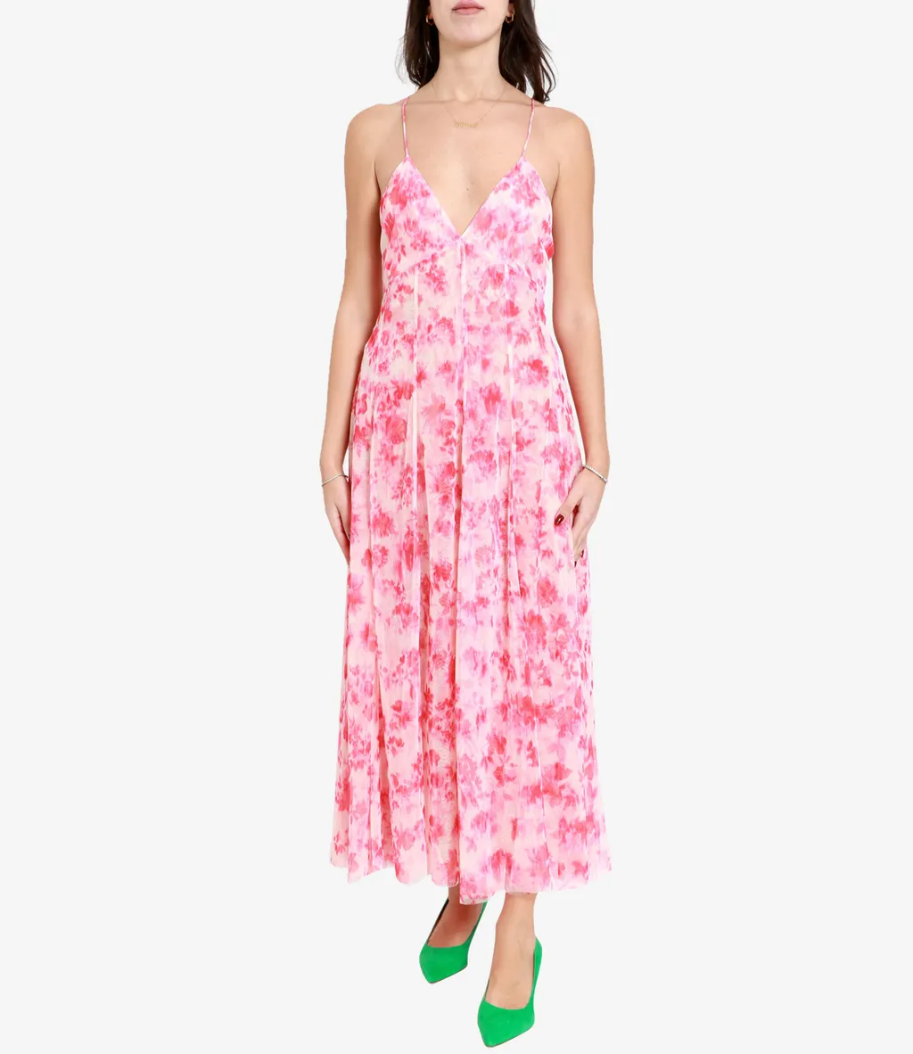 A Dress With A Halter And Bare Back