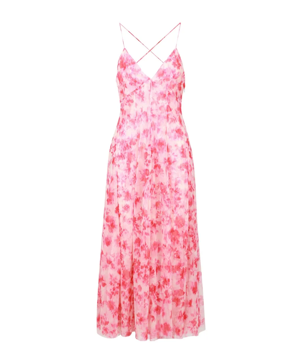 A Dress With A Halter And Bare Back