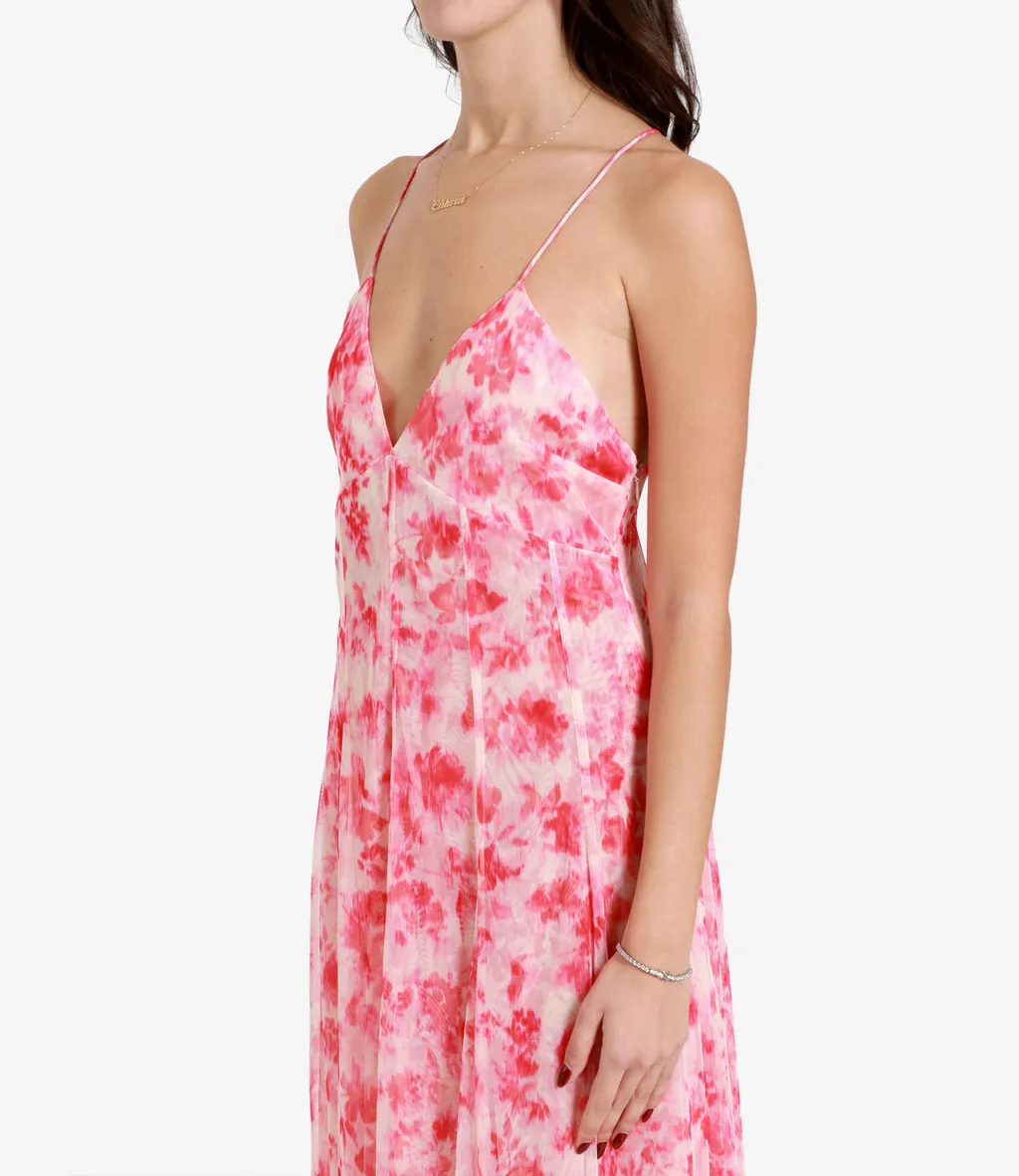 A Dress With A Halter And Bare Back