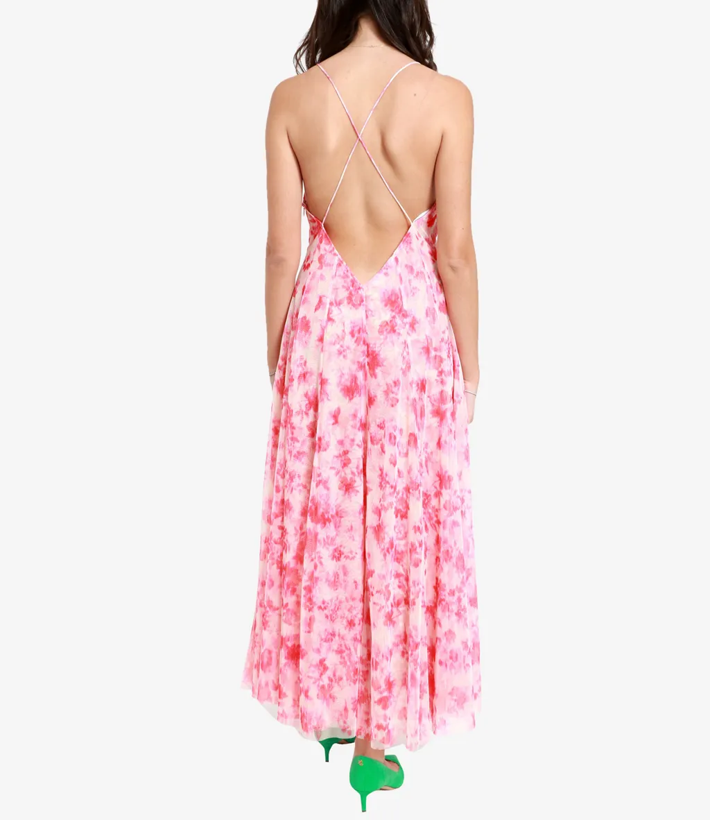 A Dress With A Halter And Bare Back