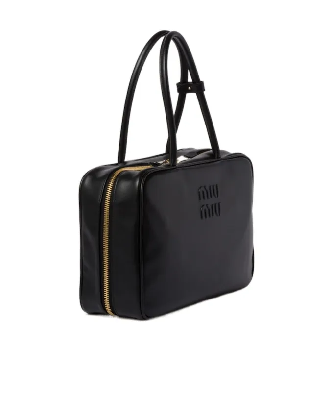 Miu Miu Logo-Embossed Zipped Handbag