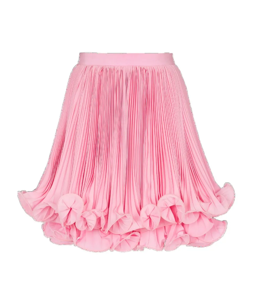 Balmain Ruffle Hem Mini Skirt