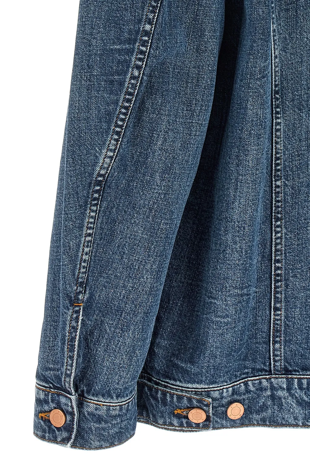 Lapel Long-Sleeved Denim Coat
