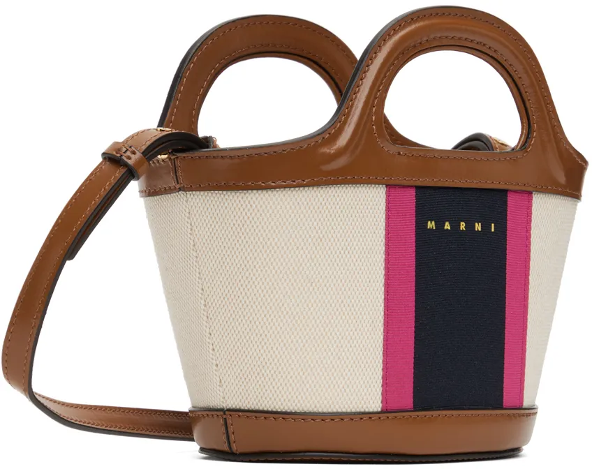Marni Logo Embroidered Top Handle Bag