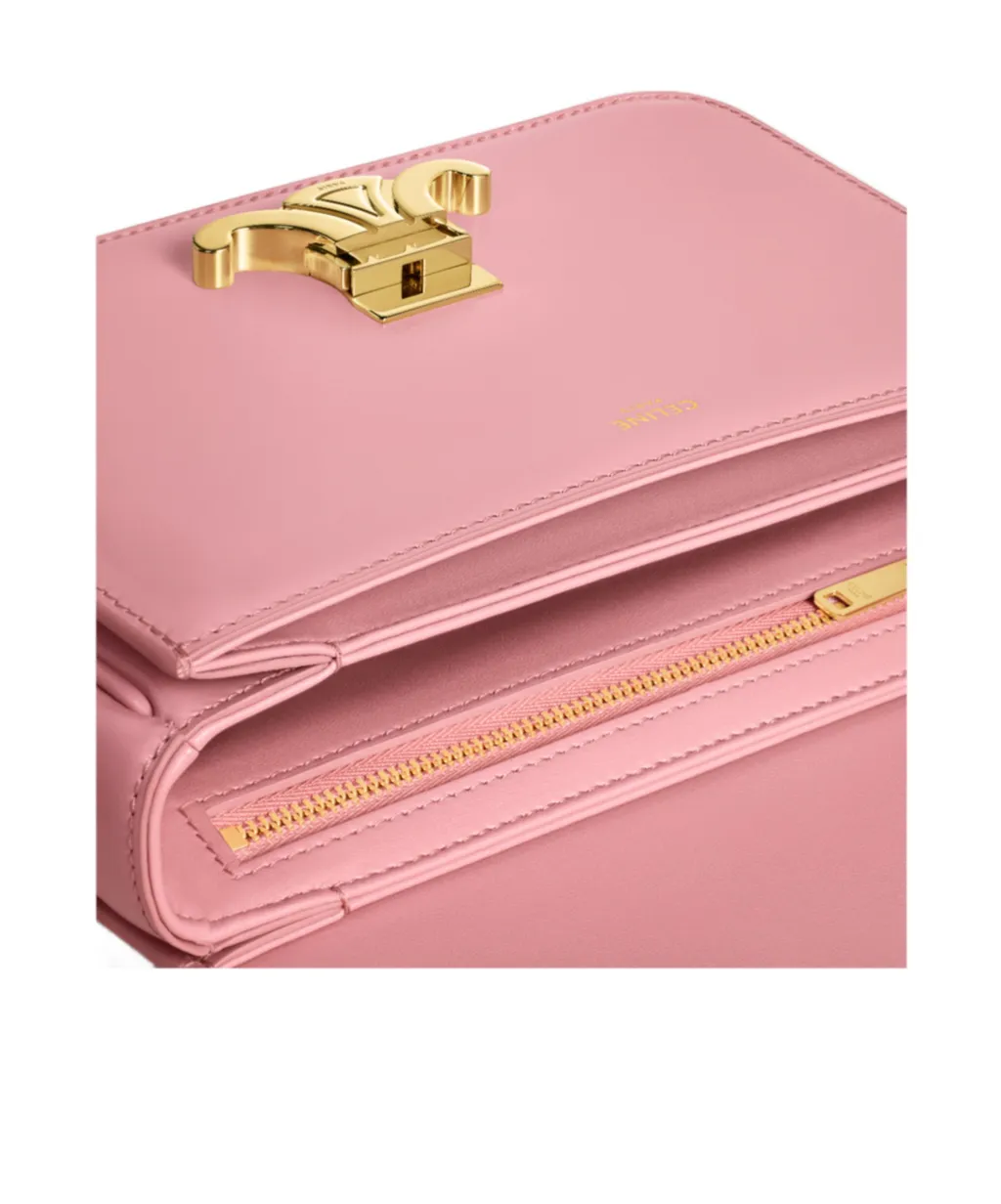 Teen Triomphe Bag In Shiny Calfskin