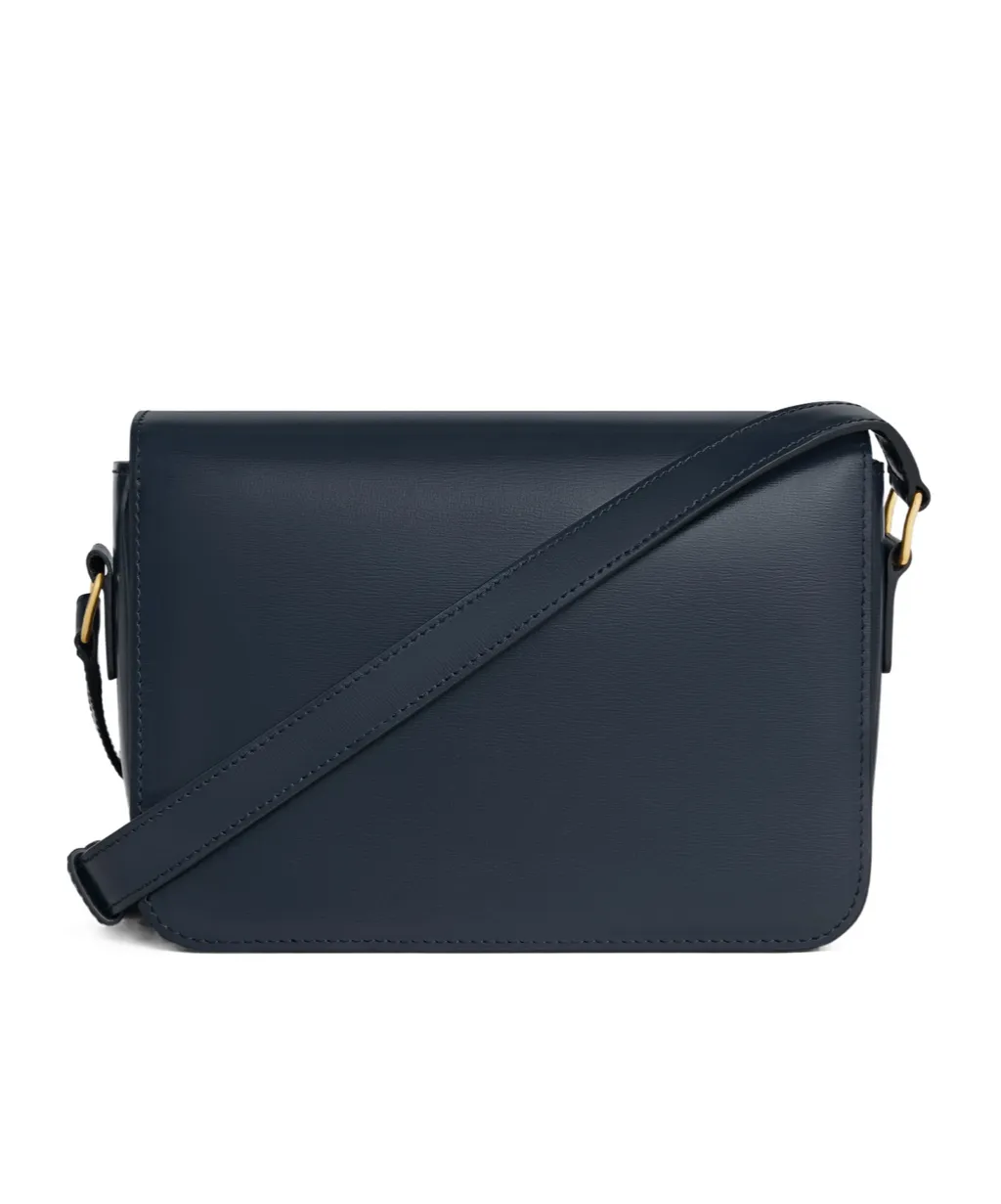 Teen Triomphe Bag In Shiny Calfskin