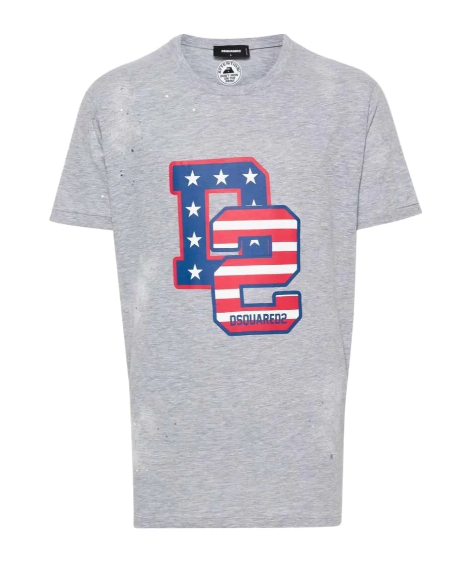 Dsquared2 Distressed Crewneck T-Shirt