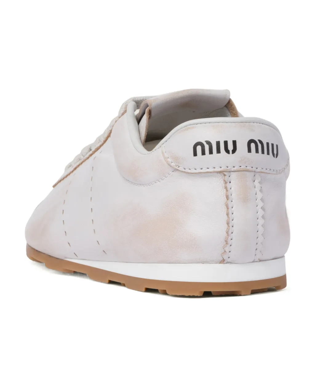 Miu Miu Bleached Sneakers