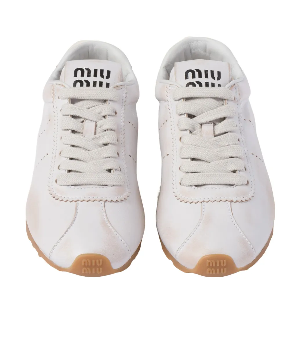 Miu Miu Bleached Sneakers