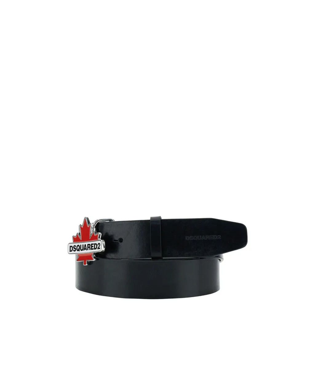 Dsquared2 Logo Plaque Buckle Belt