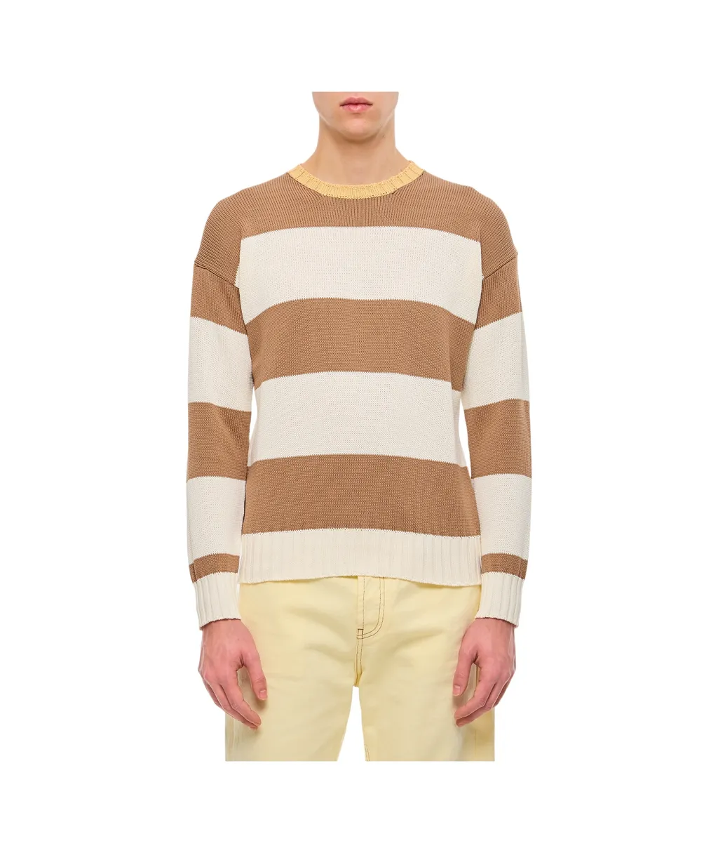 Striped Round Neck Sweater