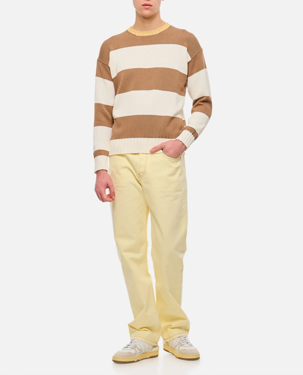Striped Round Neck Sweater