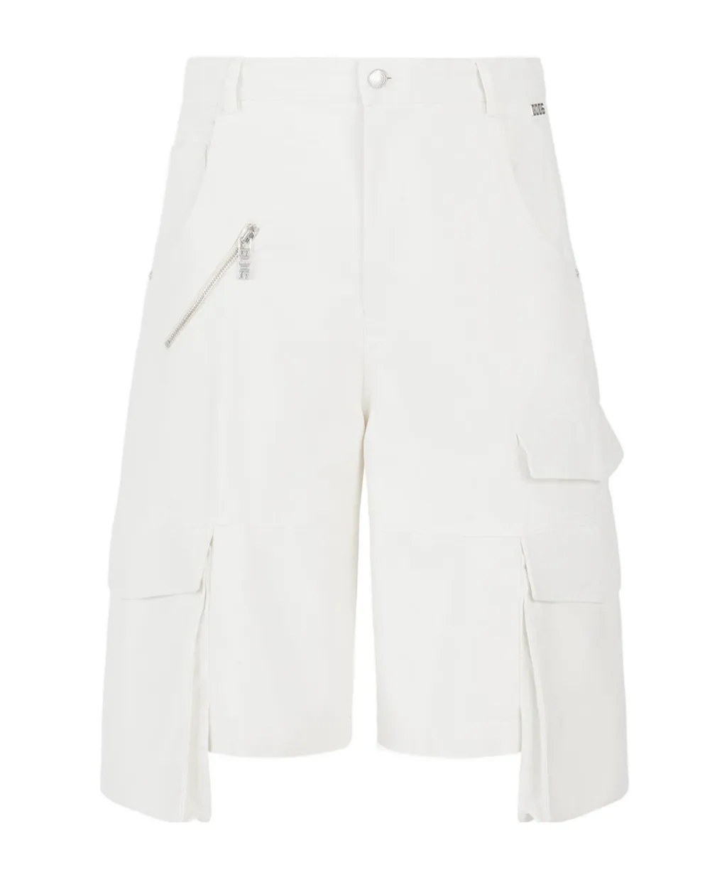 Gcds Ultracargo Logo Patch Bermuda Shorts