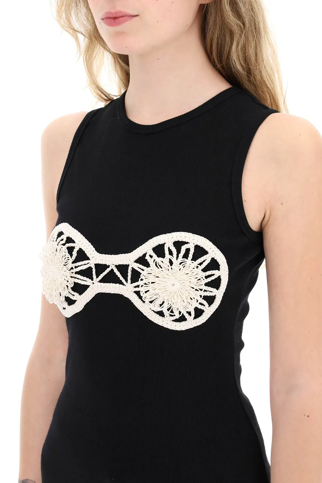 Magda Butrym Crochet Bra Tank Top