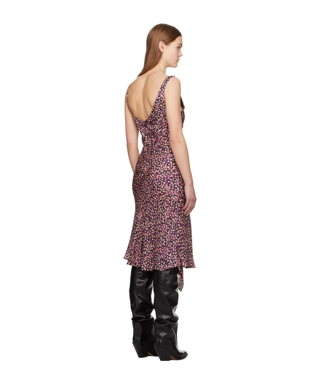 Lucia Graphic-Print Slip Dress
