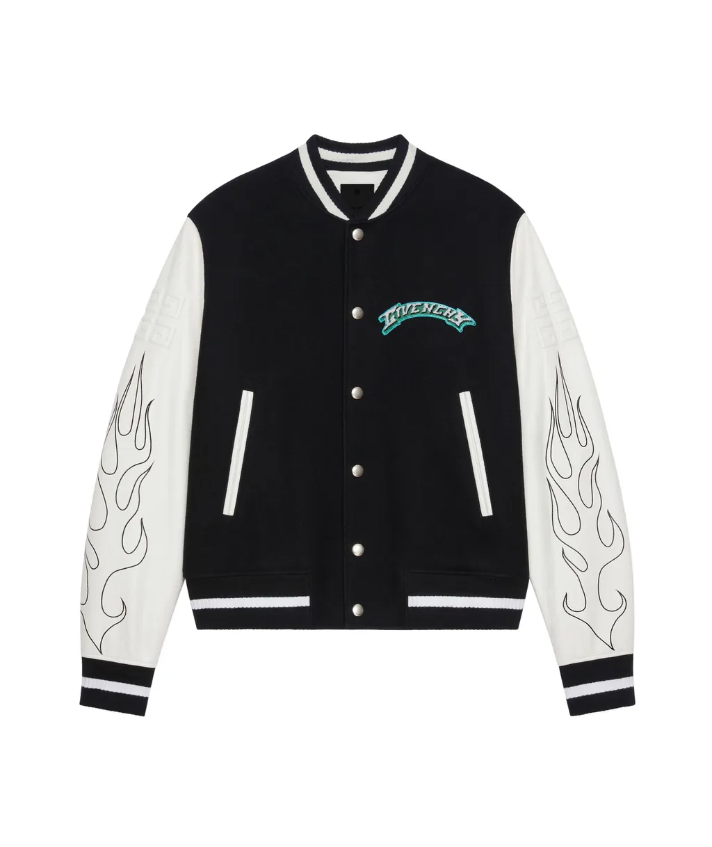 Givenchy Logo Patch Varsity Jacket