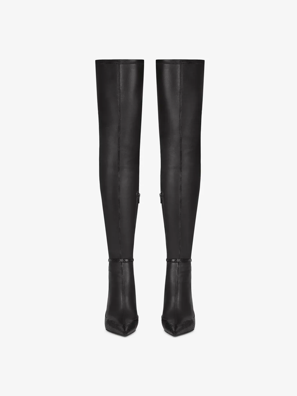Raven Over-The-Knee Boots In Leather And Ayers