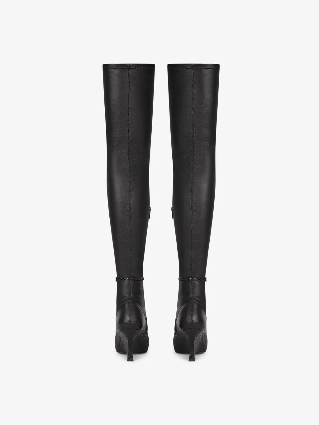 Raven Over-The-Knee Boots In Leather And Ayers