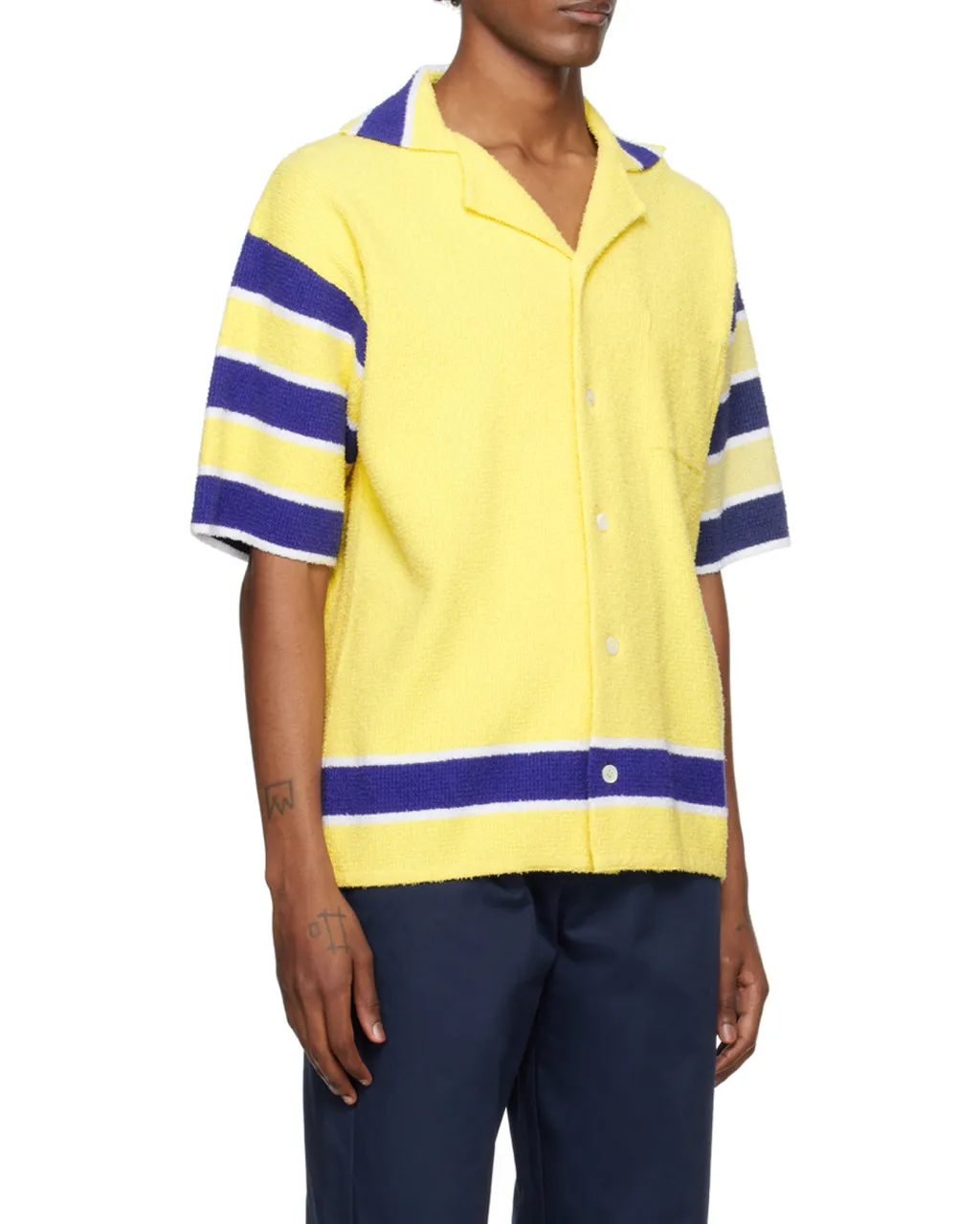 Striped Towelling Shirt