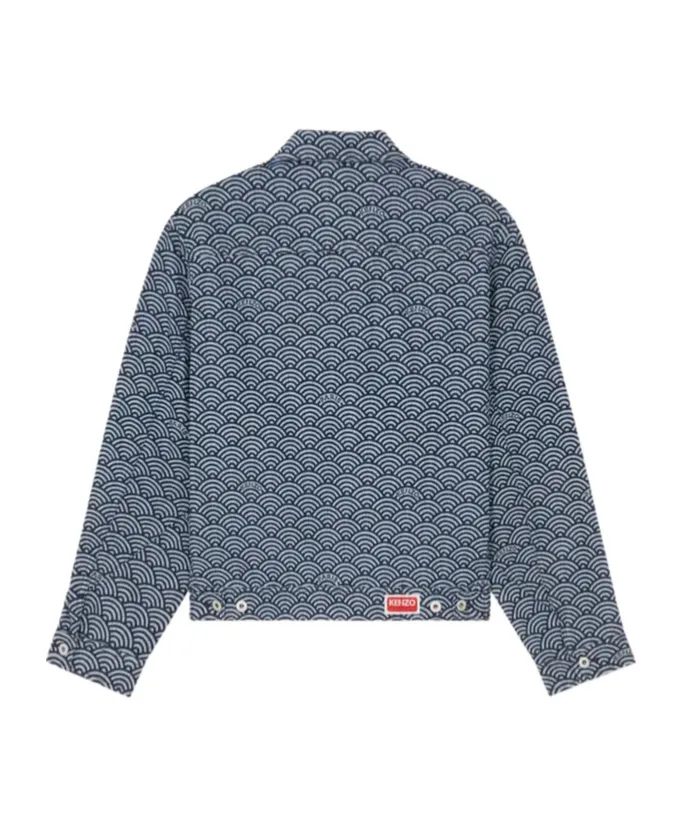 Kenzo Seigaiha Denim Jacket
