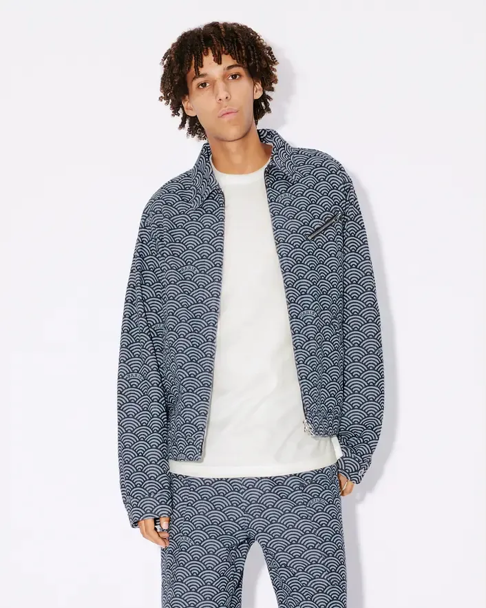 Kenzo Seigaiha Denim Jacket