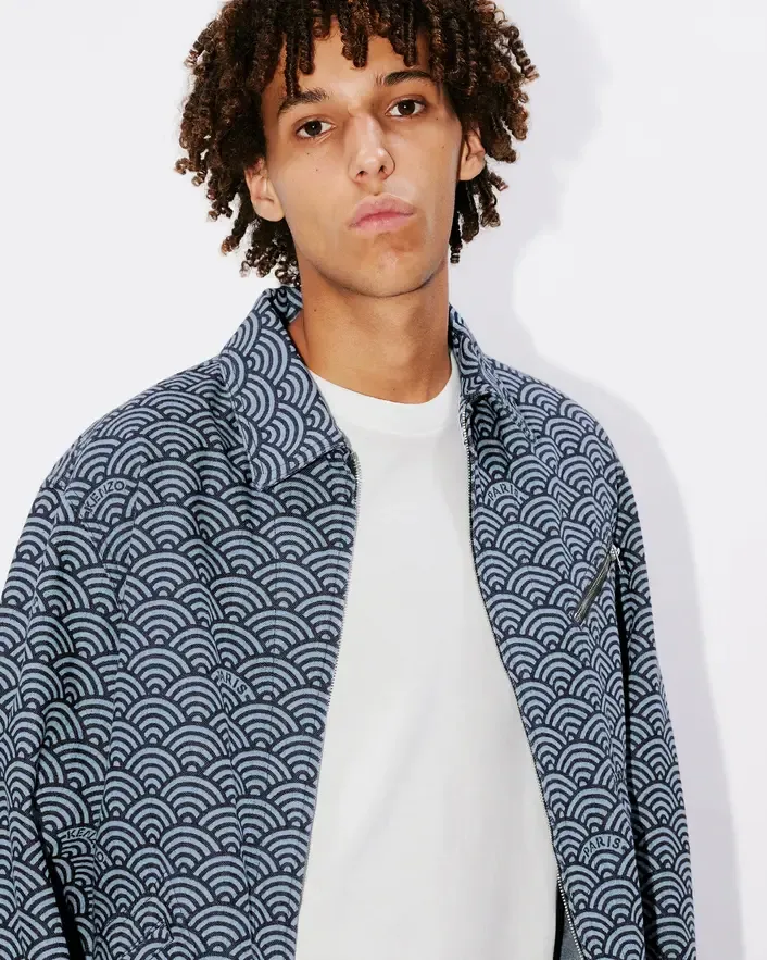 Kenzo Seigaiha Denim Jacket