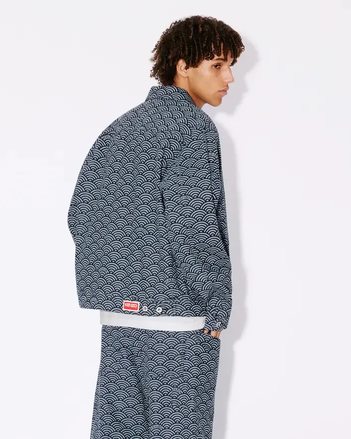 Kenzo Seigaiha Denim Jacket