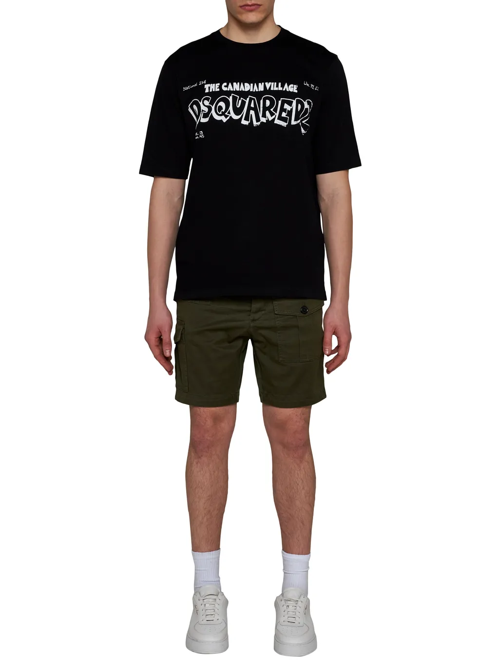 Dsquared2 Logo Printed Crewneck T-Shirt