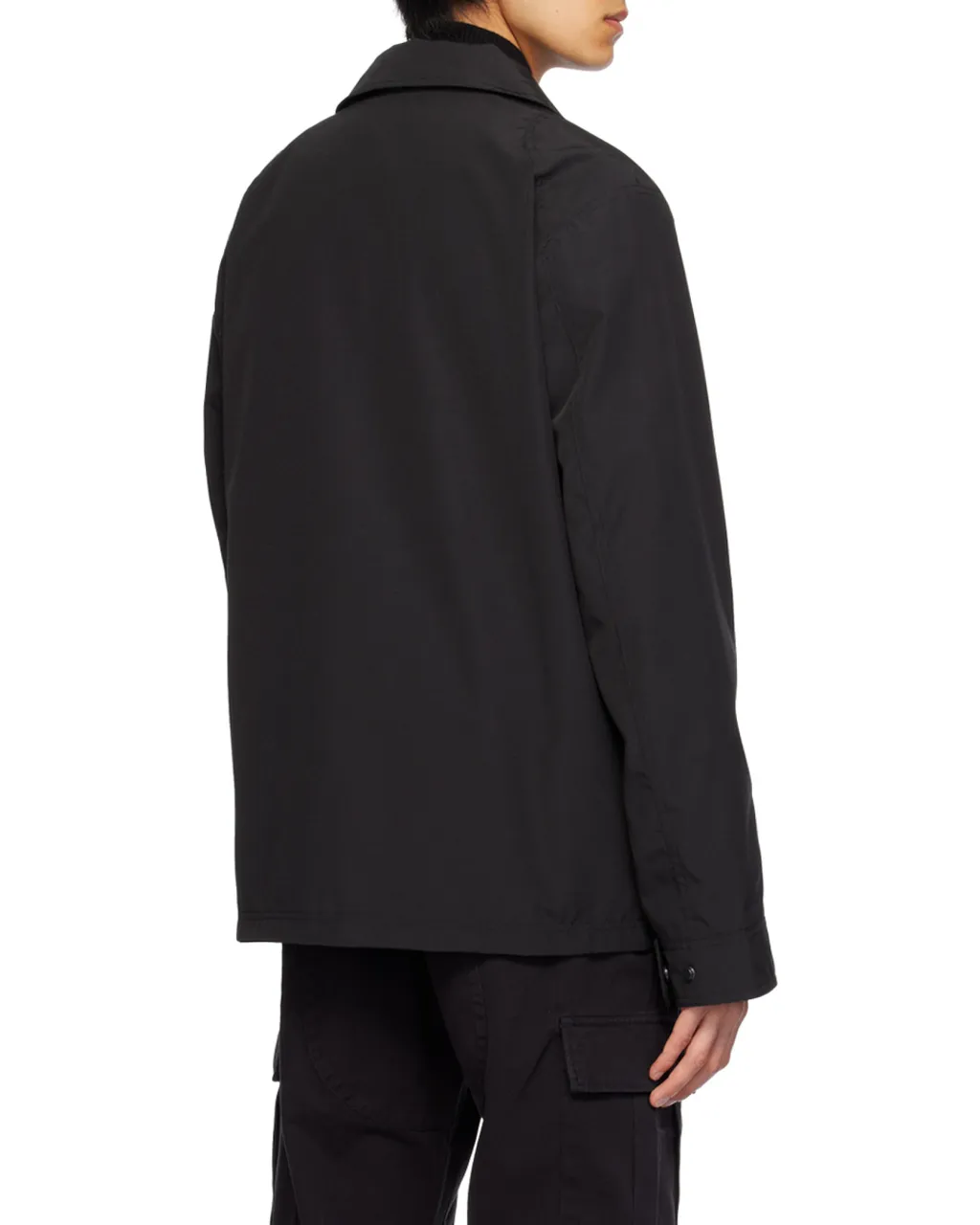 Canada Goose Burnaby Logo Patch Buttoned Jacket