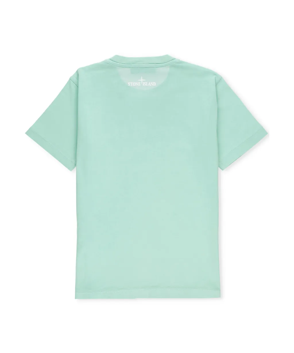 Stone Island Junior Logo Printed Crewneck T-Shirt