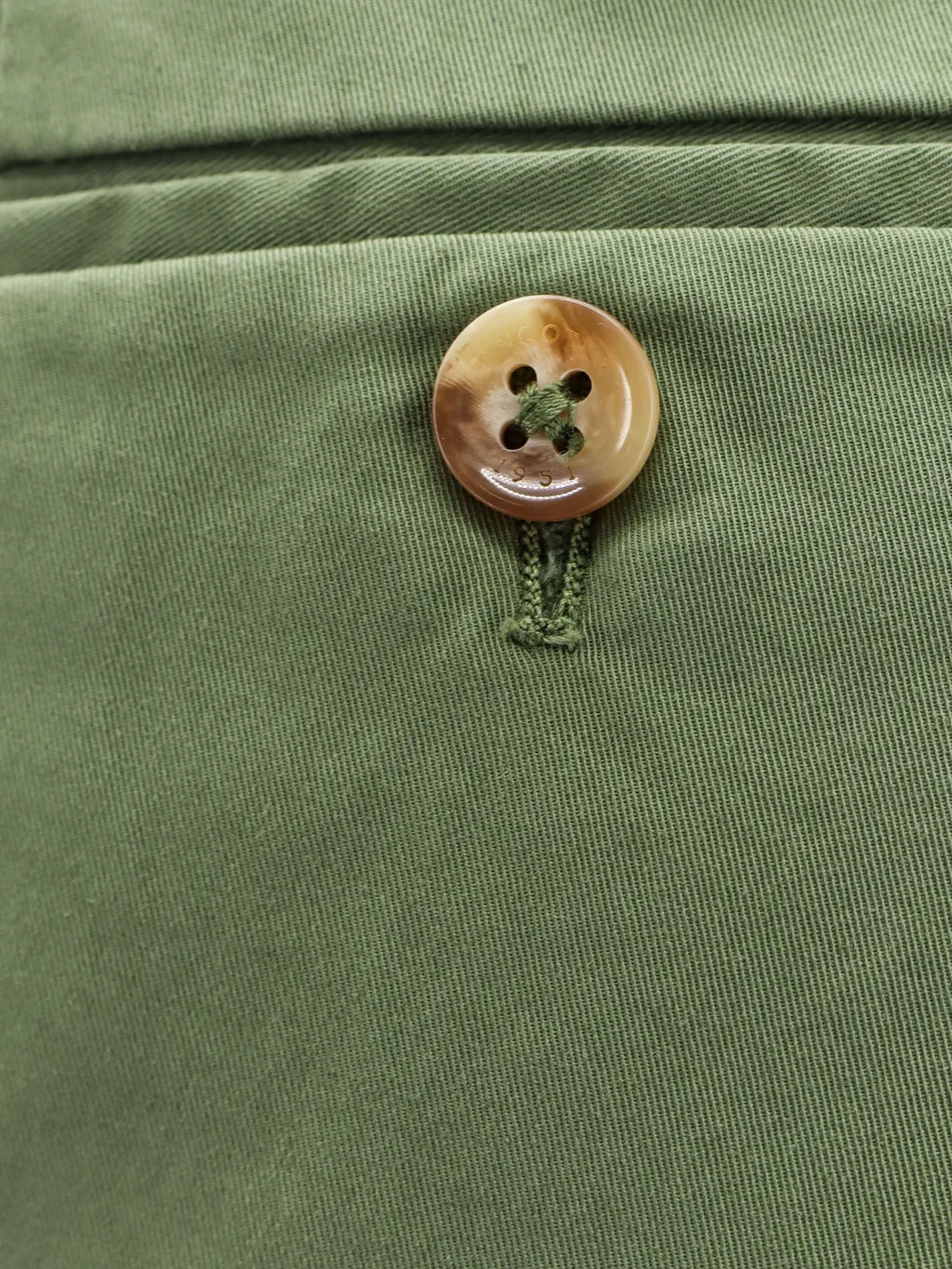 Stretch-Cotton Tapered Trousers