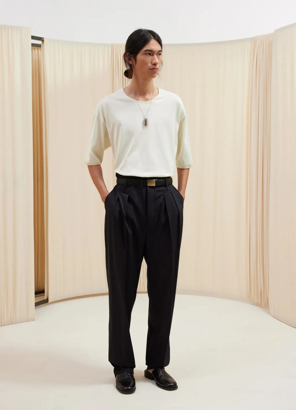 Short-Sleeved T-Shirt With Round Neck